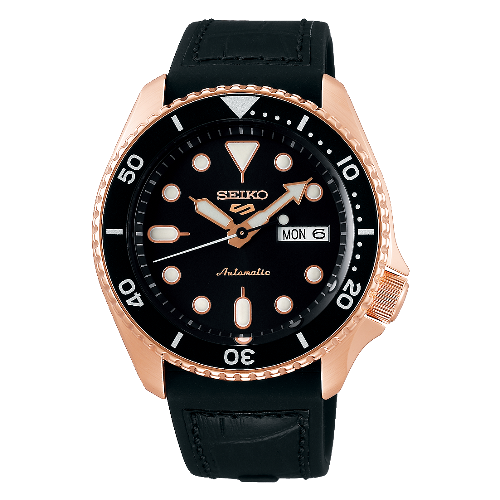 Seiko 5 Sport COPPER BLACK SRPD76K1 automatic watch - 2b Gioielli