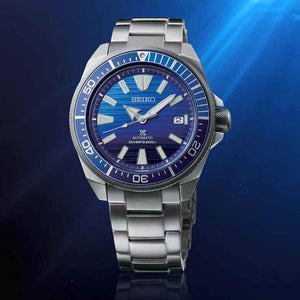 Seiko PROSPEX SAMURAI Save the Ocean Automatic Blue SRPC93K1 - 2b Gioielli
