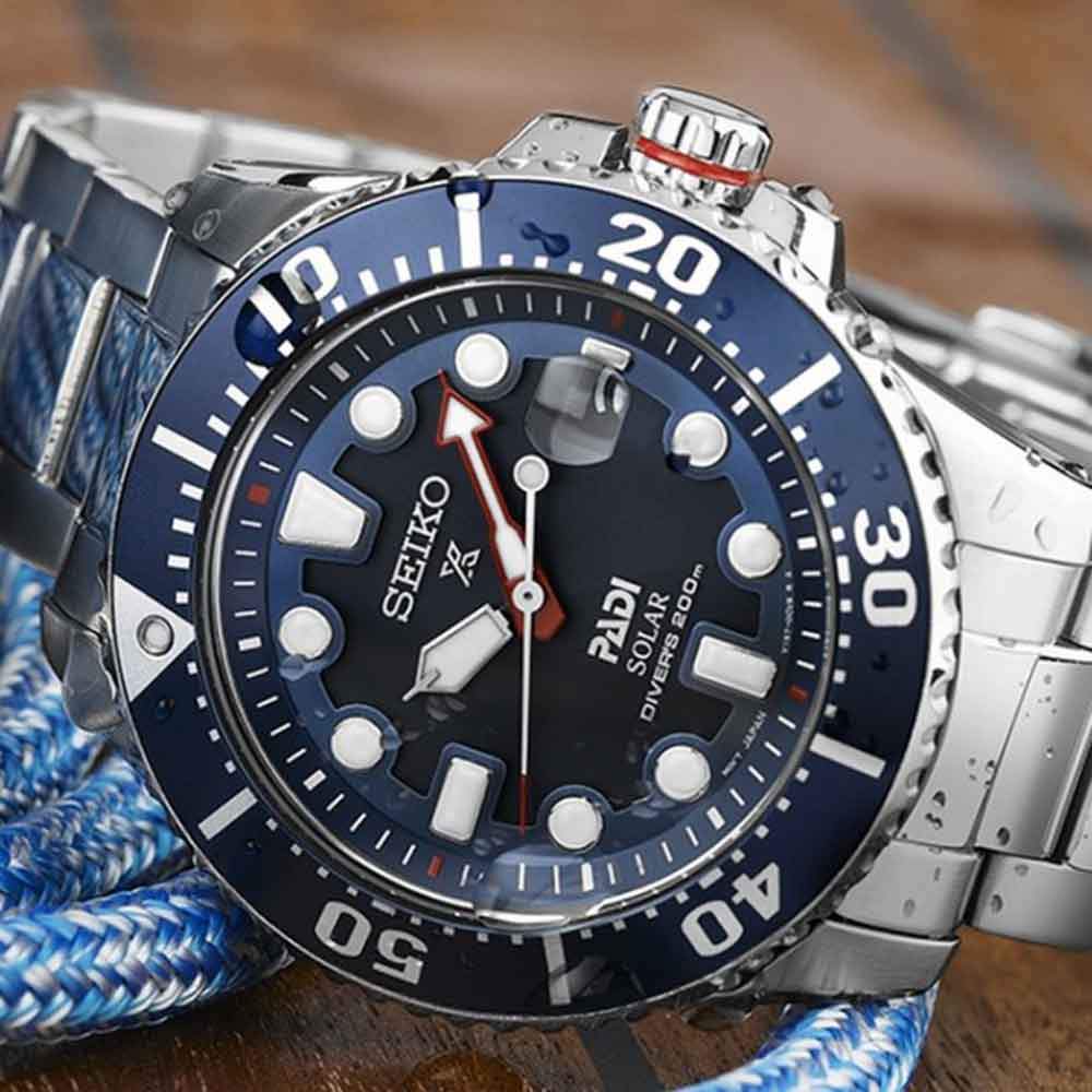 Seiko Prospex Padi solar watch blue SNE435P1 - 2b Jewels - 2b Gioielli