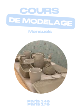 Cours de modelage mensuel