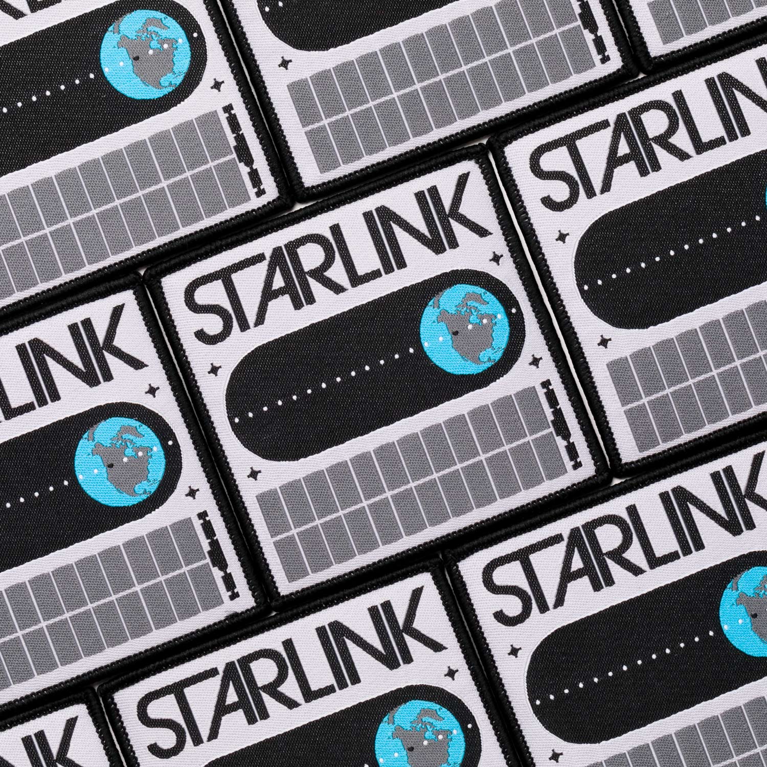 STARLINK GRAY MISSION PATCH