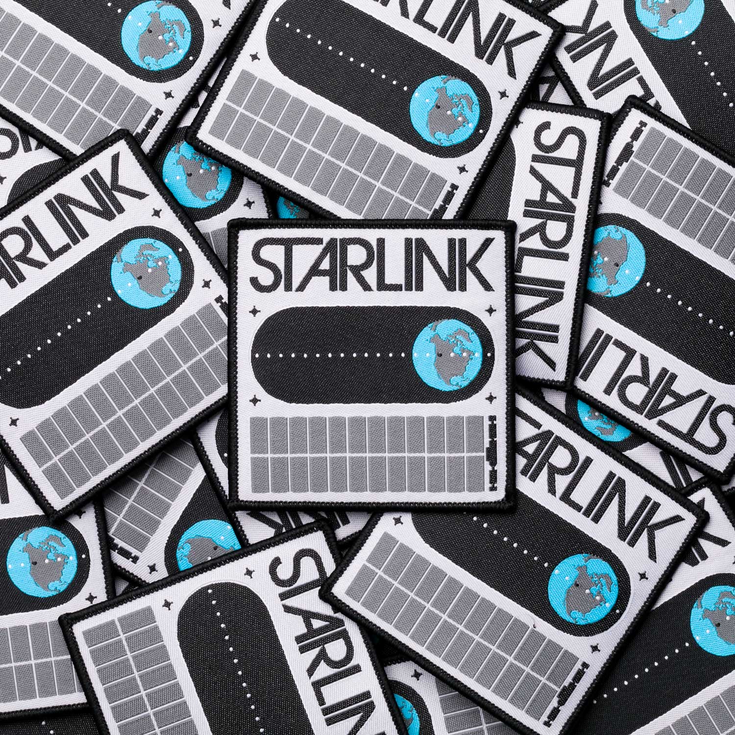 STARLINK GRAY MISSION PATCH