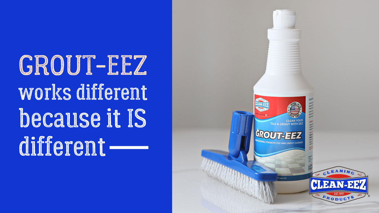 grout-eez is different banner