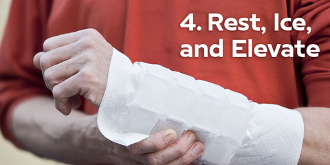 Rest Ice Elevate for Carpal Tunnel Pain Symptoms Relief