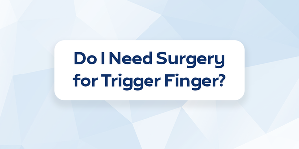 do I need surgery for trigger finger