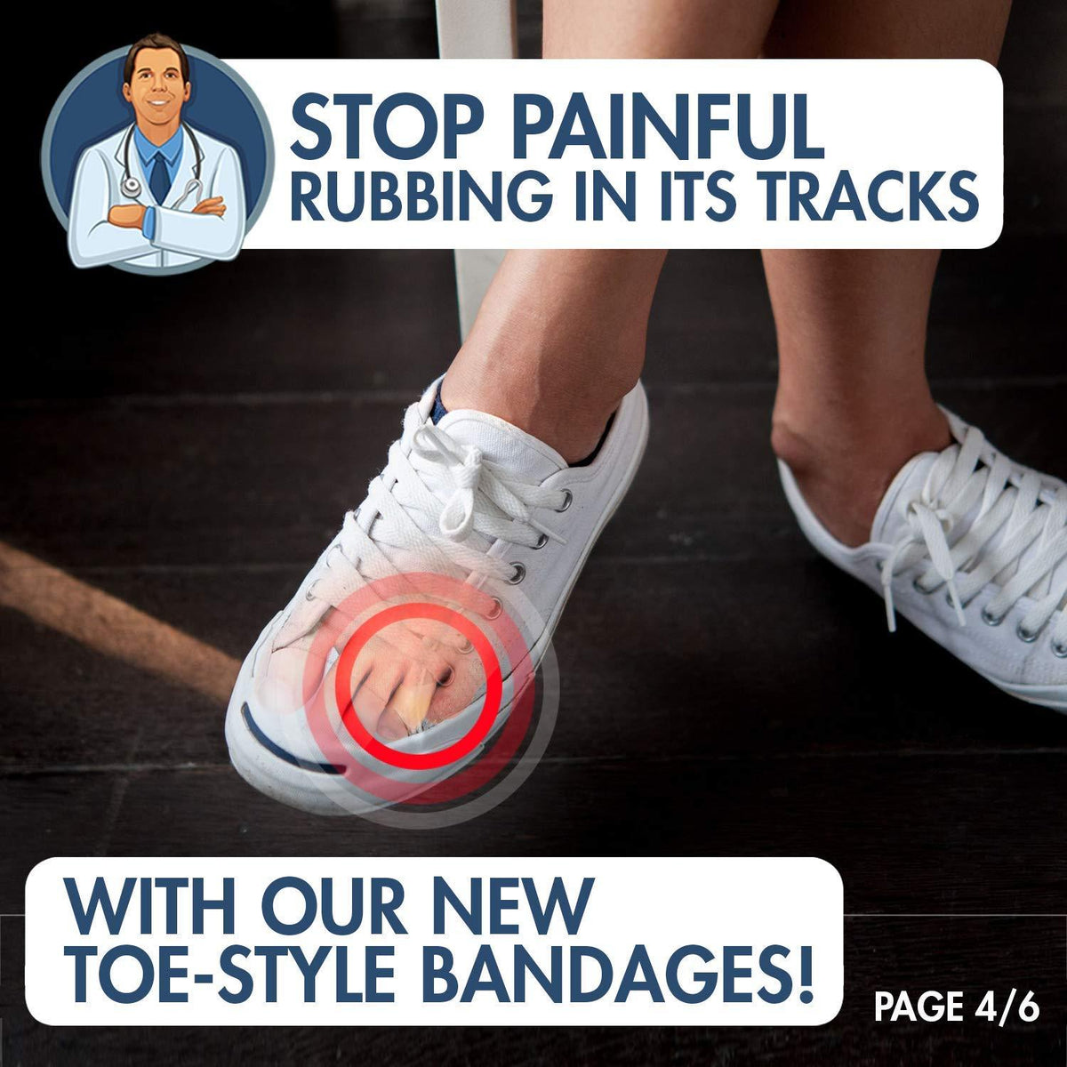 Dr. Frederick's Original Better Blister Bandages - 10 ct Toe Pack