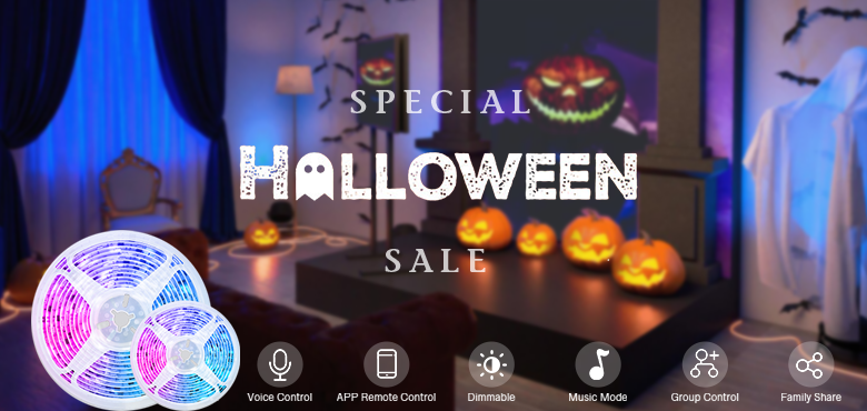 Smart LED Strip Lights Halloween Sale