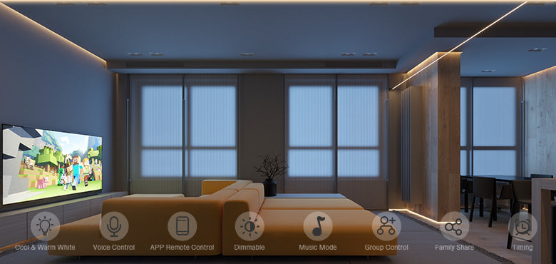 The Best Maxcio LED Lights Living Room Ideas