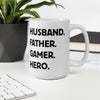 Husband Father Gamer Hero Mug