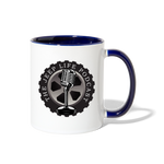 The Jeep Life Podcast Contrast Coffee Mug - white/cobalt blue