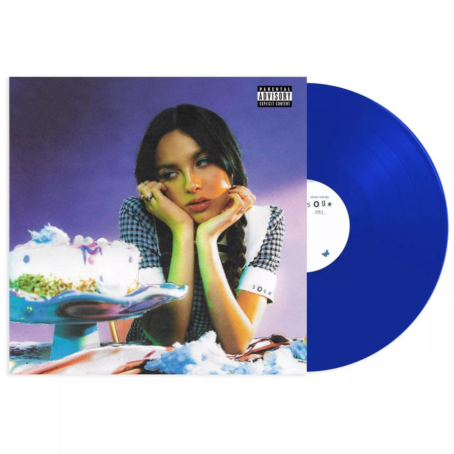 Olivia Rodrigo SOUR Exclusive blue transparent Color Vinyl LP Record