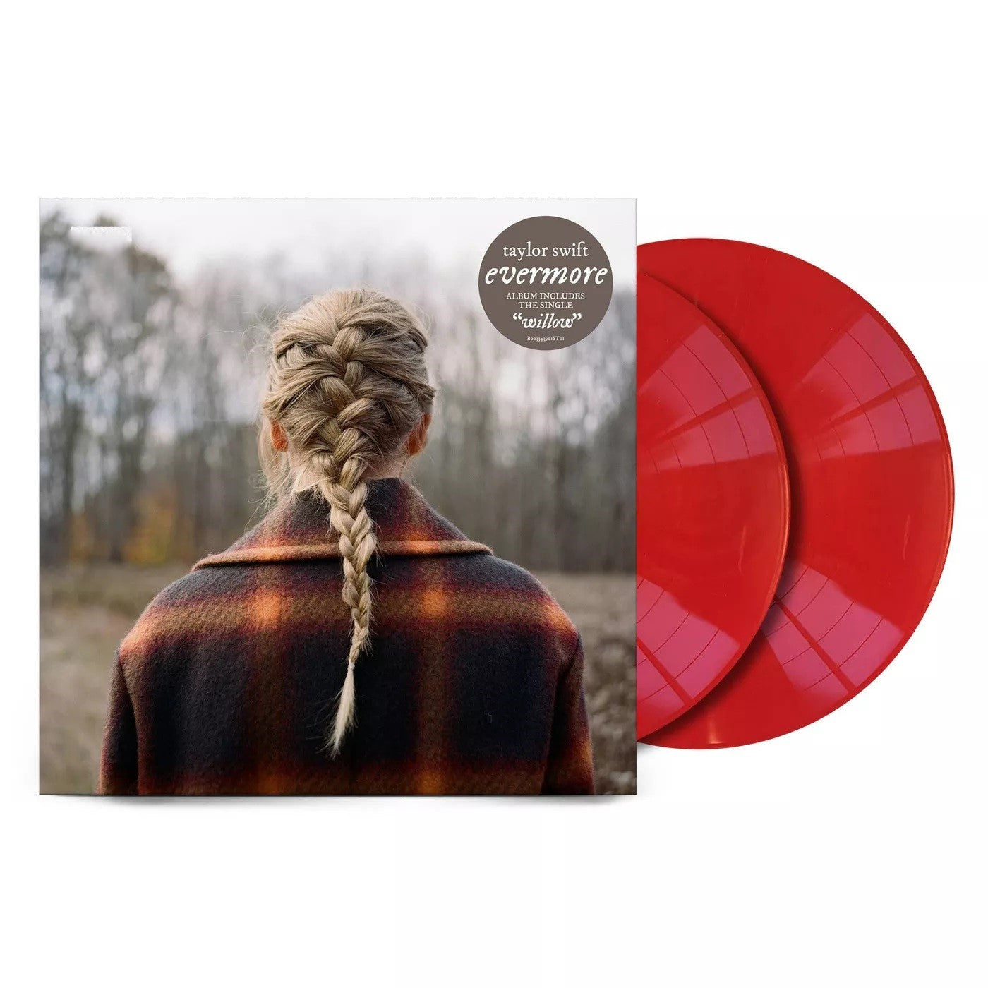 Taylor Swift Evermore Exclusive Red 2LP Vinyl Record Limited Edition