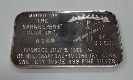 One Troy Ounce .999 Fine Silver Bar Cuauhtemoc Aztec Emperor