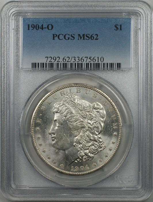 1904-O Morgan Silver Dollar $1 Coin PCGS MS-62 Better Coin (6)