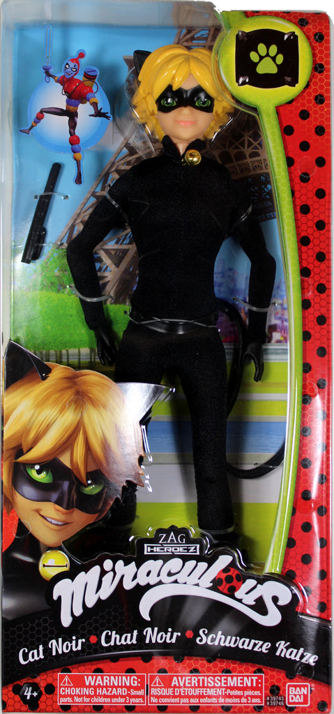 Miraculous Tales Of Ladybug Cat Noir 10 Inch Cat Noir Doll Bandai
