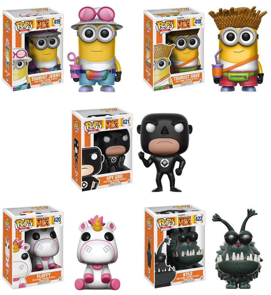 Funko Pop Movies Despicable Me 3 Vinyl Figure Set Kyle Spy Gru Fandom Toy Store