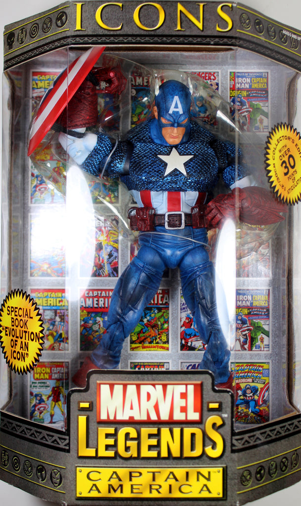 marvel legends captain america toy biz