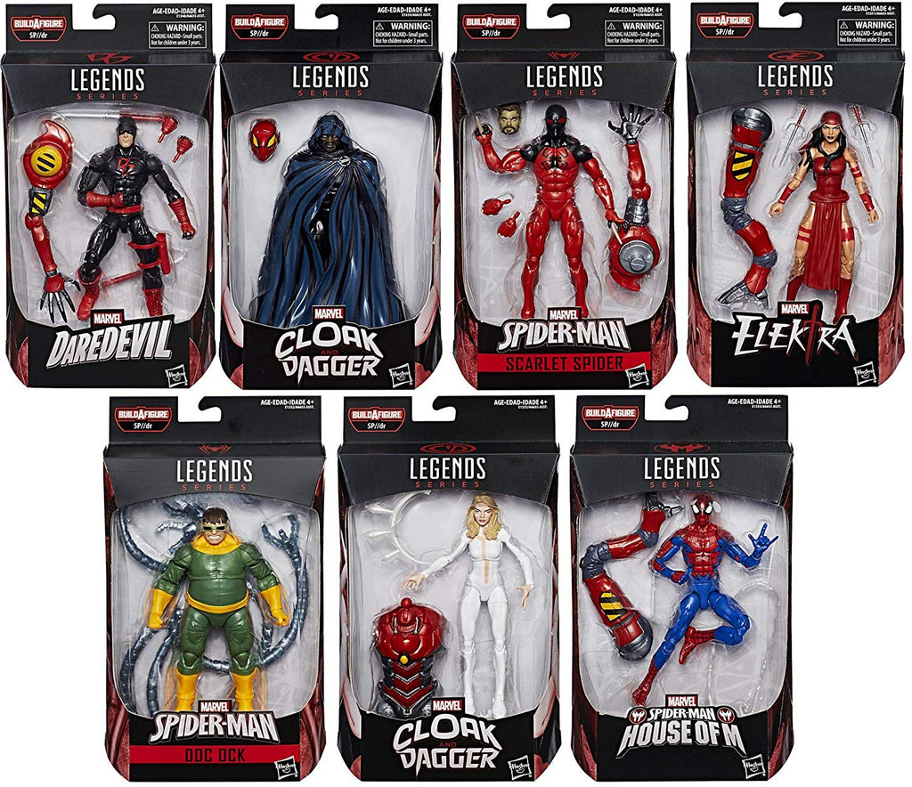 spiderman figure set