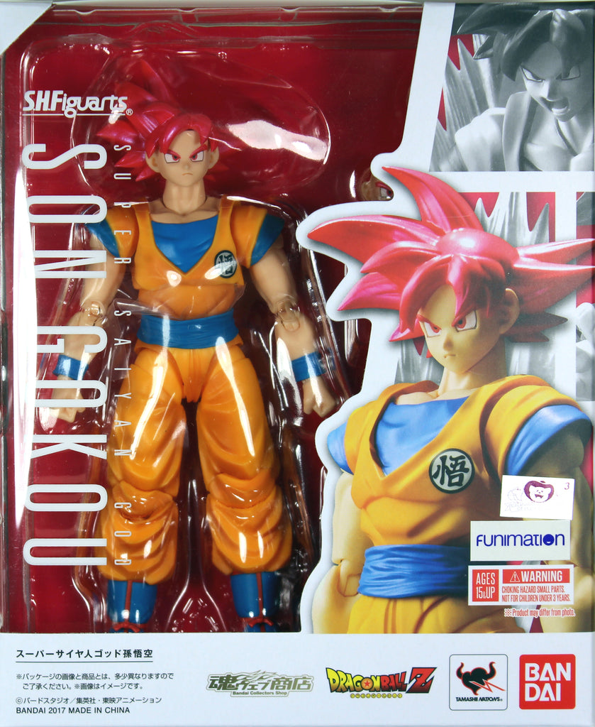 dragon ball z sh figuarts super saiyan god goku