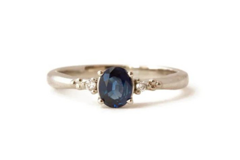 W.R. Metalarts sapphire ring