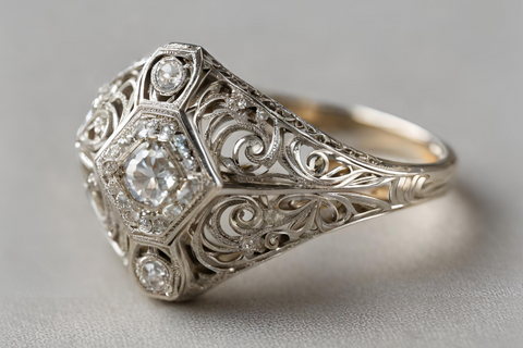 vintage edwardian era style ring