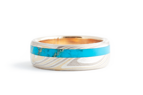 W.R. Metalarts turquoise custom ring