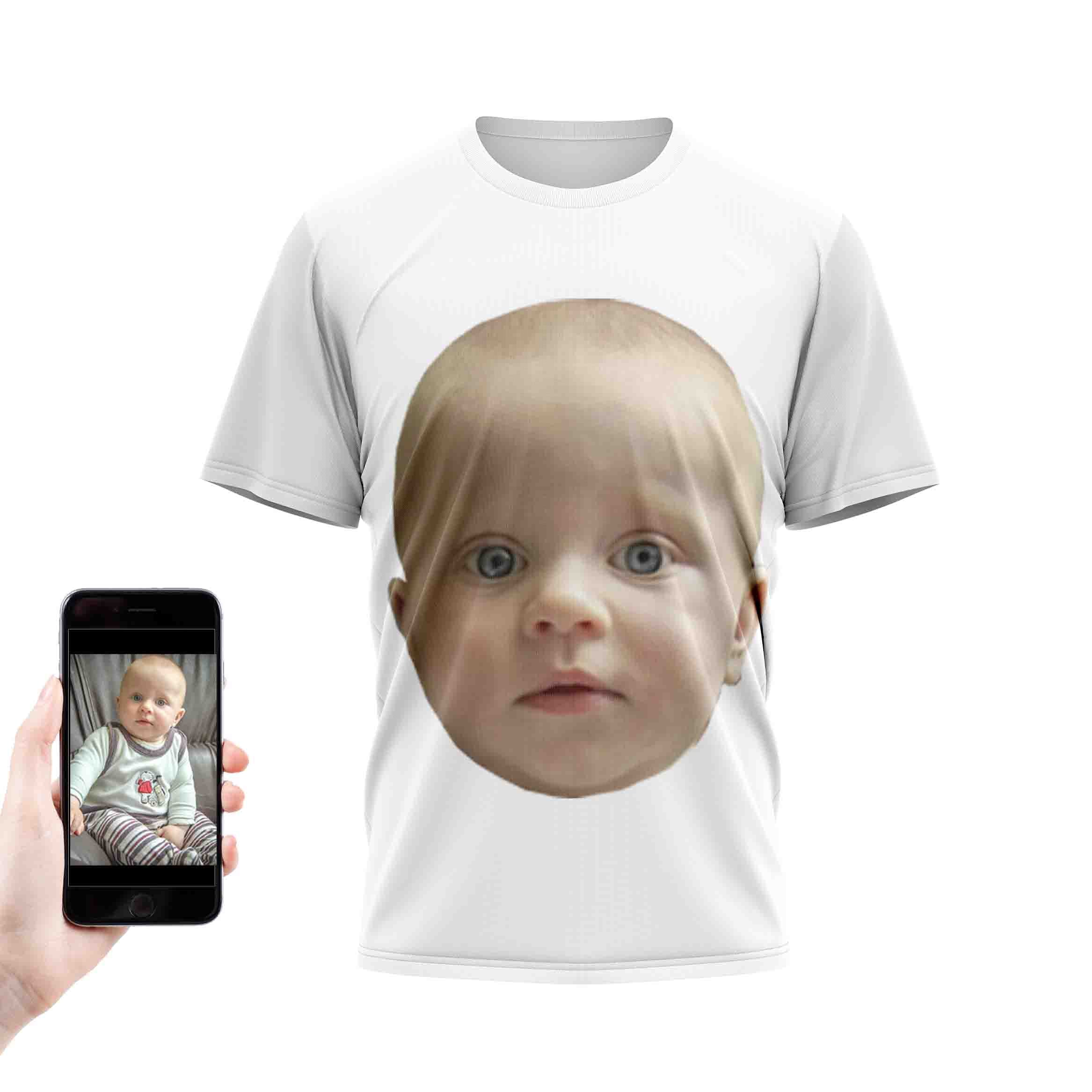 Customisable T-Shirt - We Print Faces From Your Uploaded Photo! – InkTree