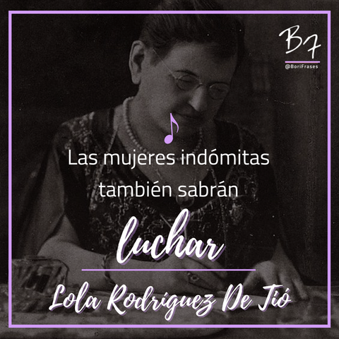Lola Rodríguez De Tió, La Borinqueña