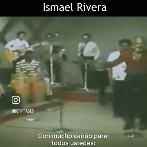 Las caras lindas de mi gente nera en vivo por Ismael Rivera