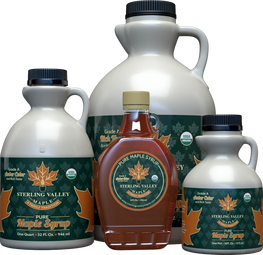 Sterling Valley Certified Organic Amber Syrup Collection