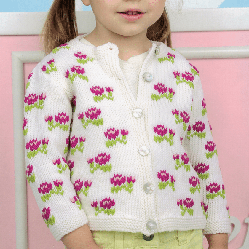 + Knitter book of - patterns!* Baby Sweater Kit FREE Amanta baby The Dizzy BONUS