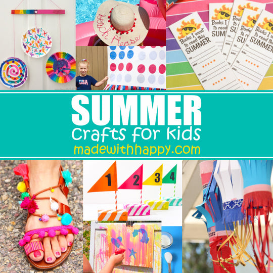 Summer Crafts For Kids - 25+ Crafts and Coloring Pages – madewithhappy