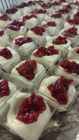 No bake cheesecake with Sour Cherry Spread