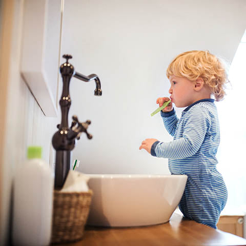 Toddler bathroom mirror