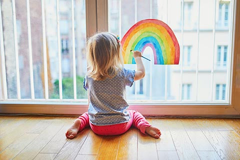 Rainbow painting