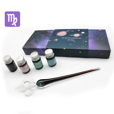 GLASS DIP PEN GIFT SET WITH INKS