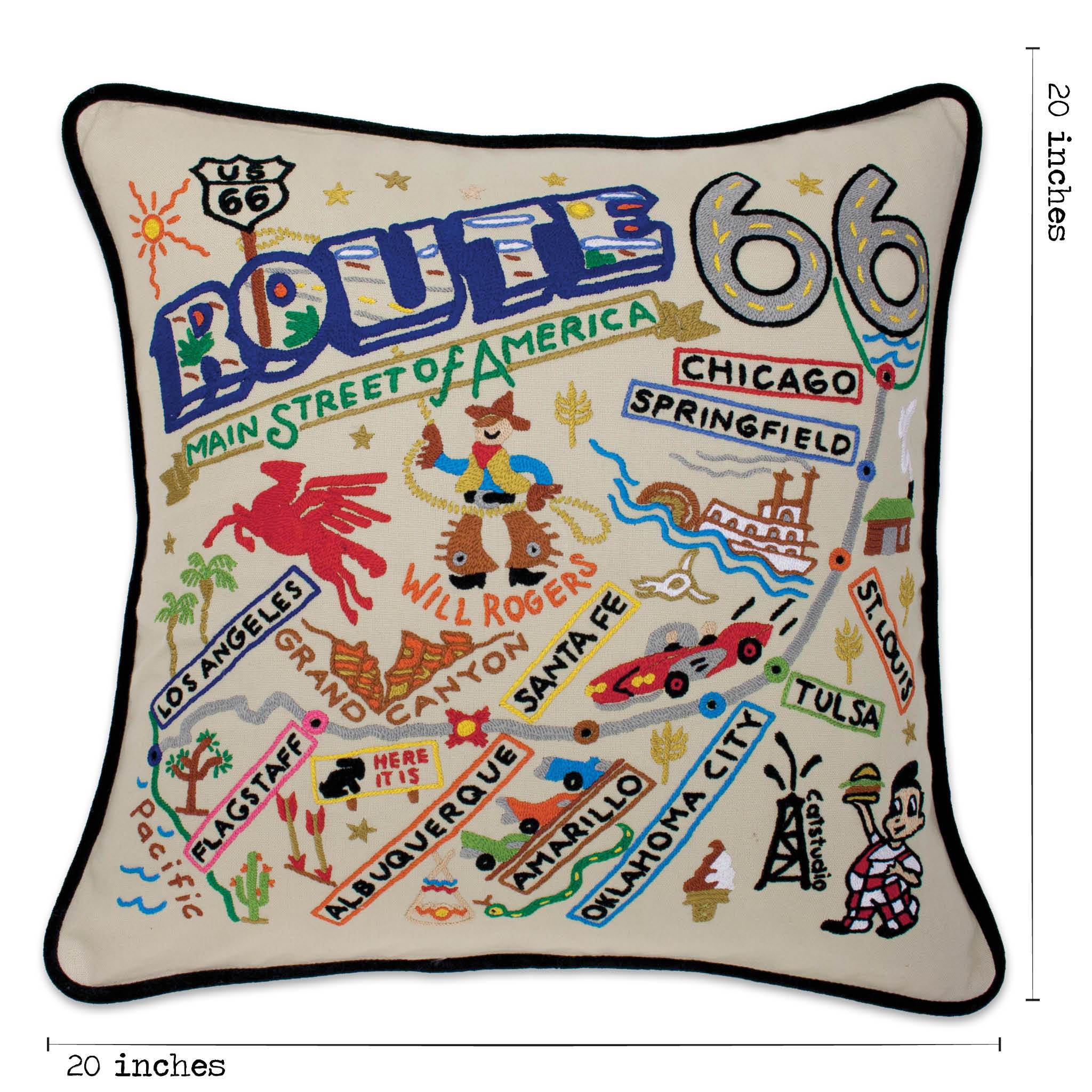 新品 ROUTE 66 クッションカバー アメリカ雑貨 - 通販 - guianegro.com.br