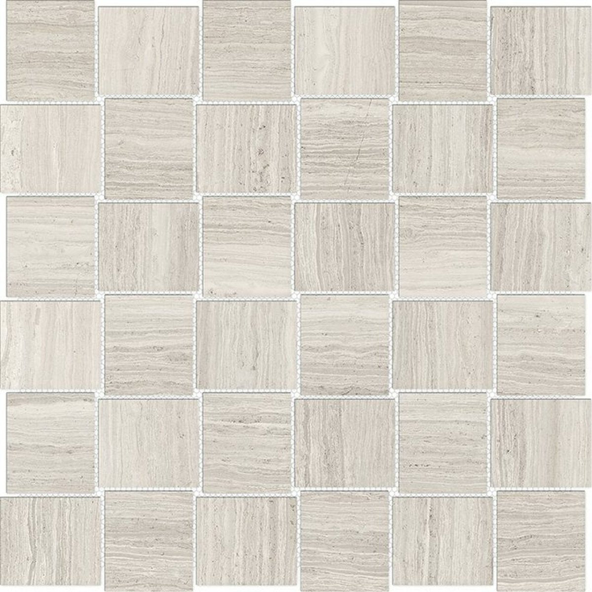 2 X 2 In Basketweave Mayfair Strada Polished Glazed Porcelain Mosaic
