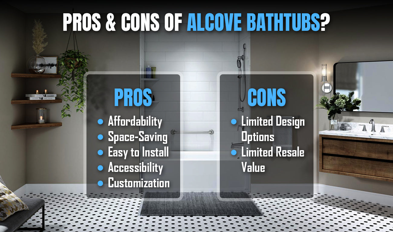 Pros & Cons of Alcove bathtubs