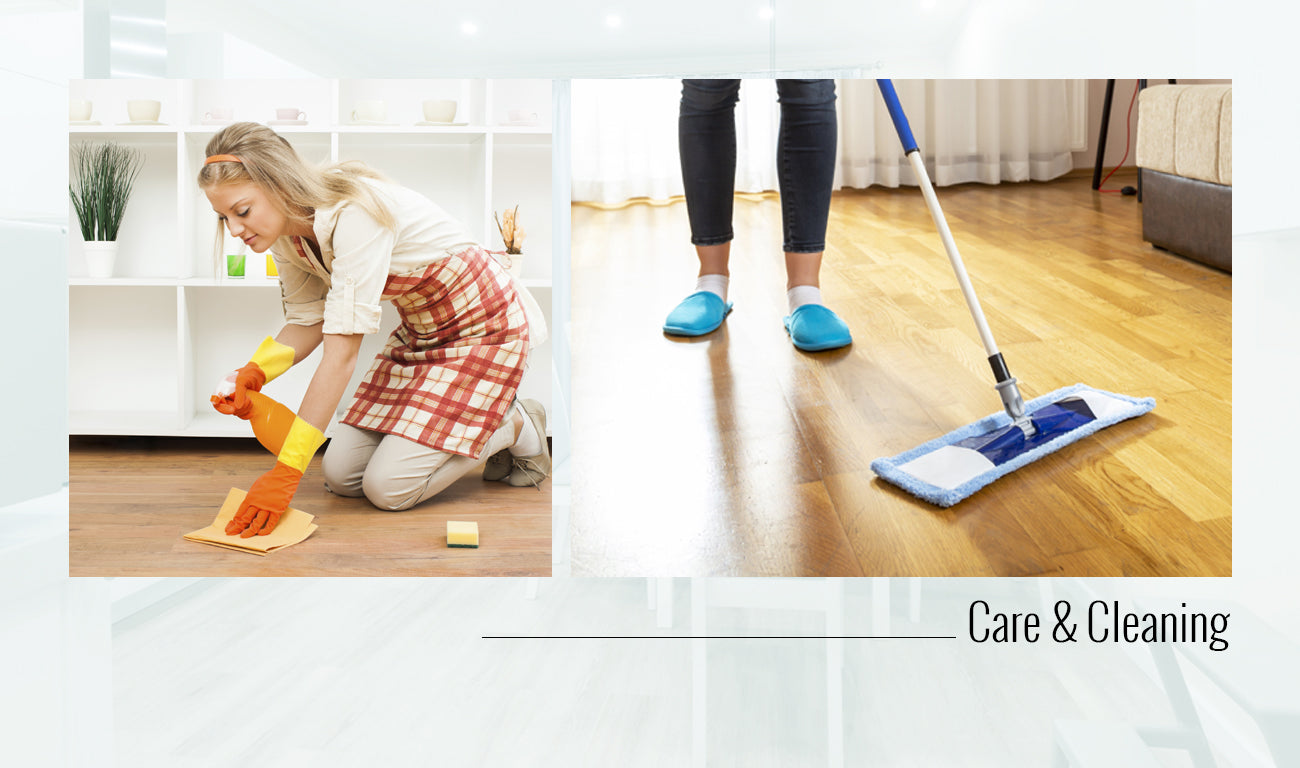 Care & Cleaning of Vinyl Plank Flooring