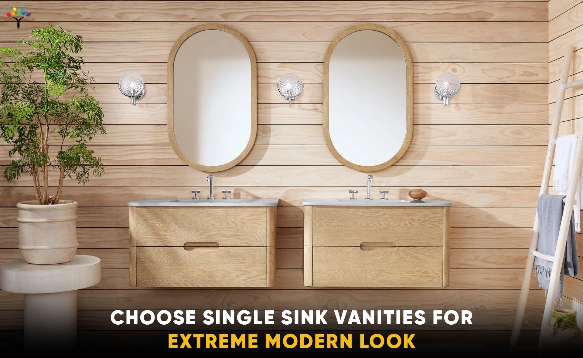 Choose Single Sink Vanities For Extreme Modern Look