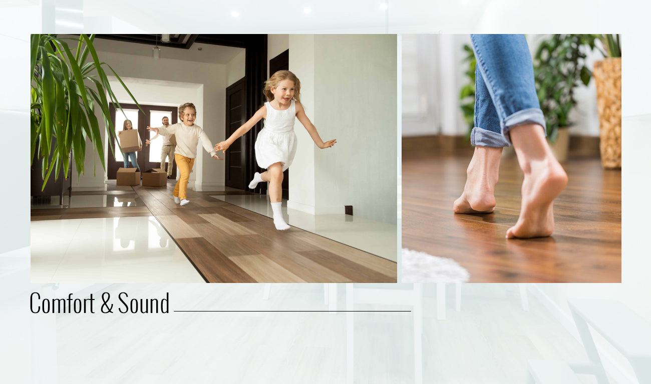 LVP Flooring is Comfortable and Soundproof