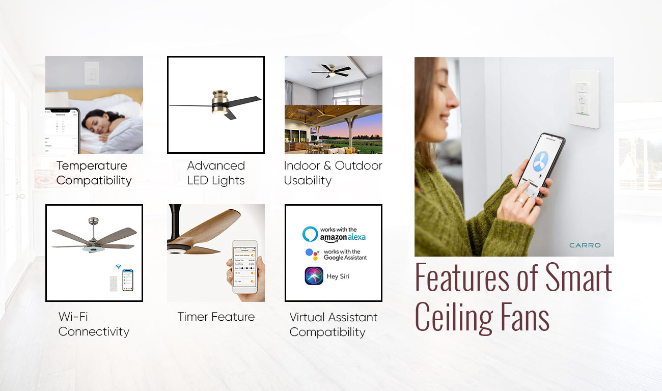 Features of Smart Ceiling Fans