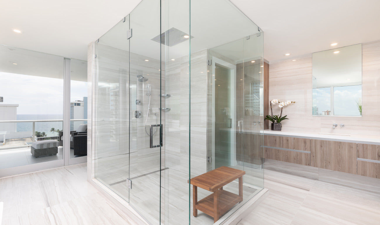 Framer-less Shower Door