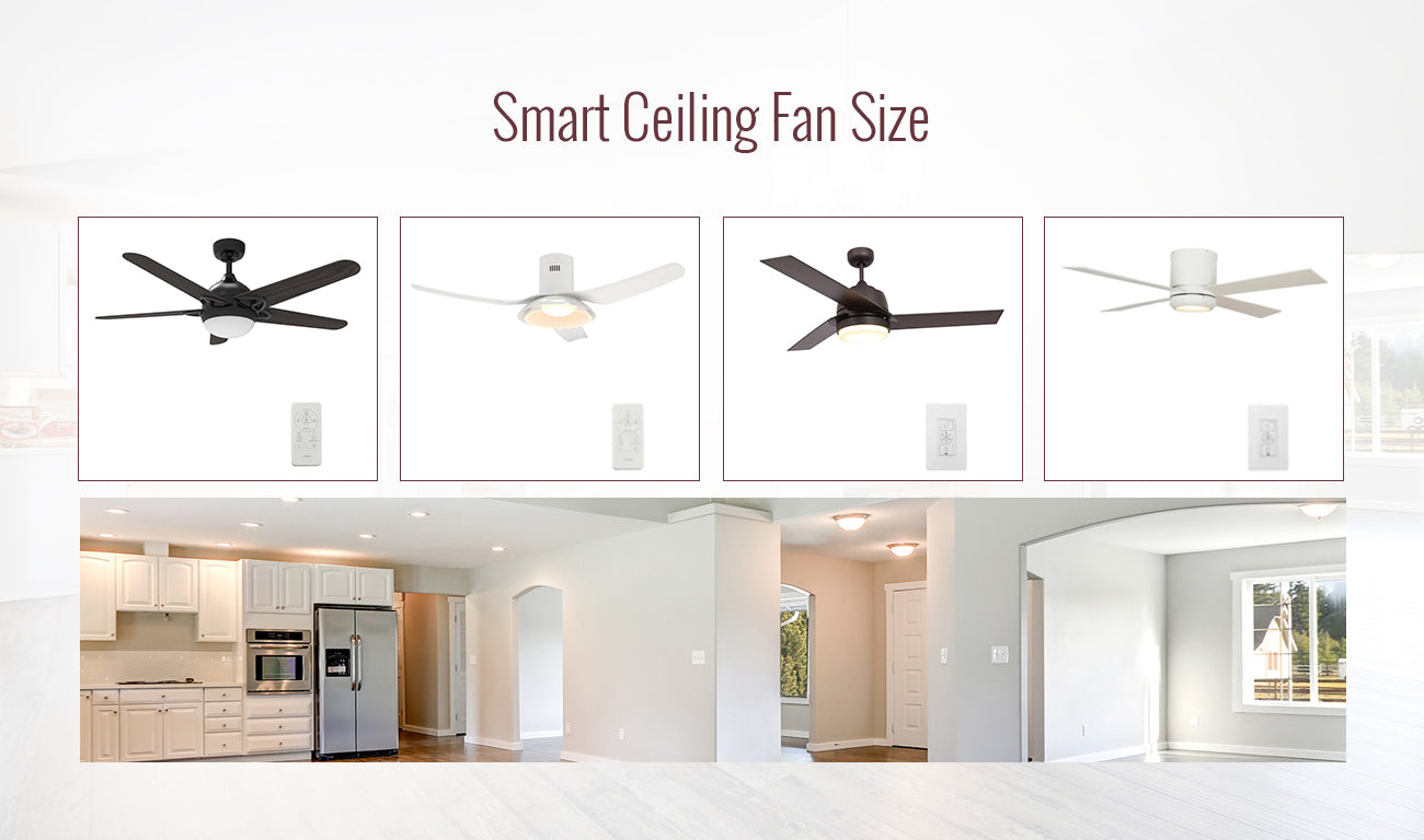 Size of Smart Ceiling Fan