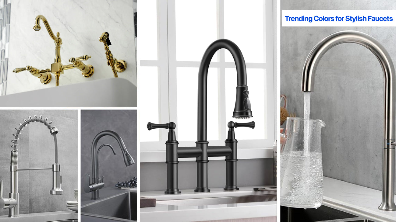 Trending Colors for Stylish Faucets