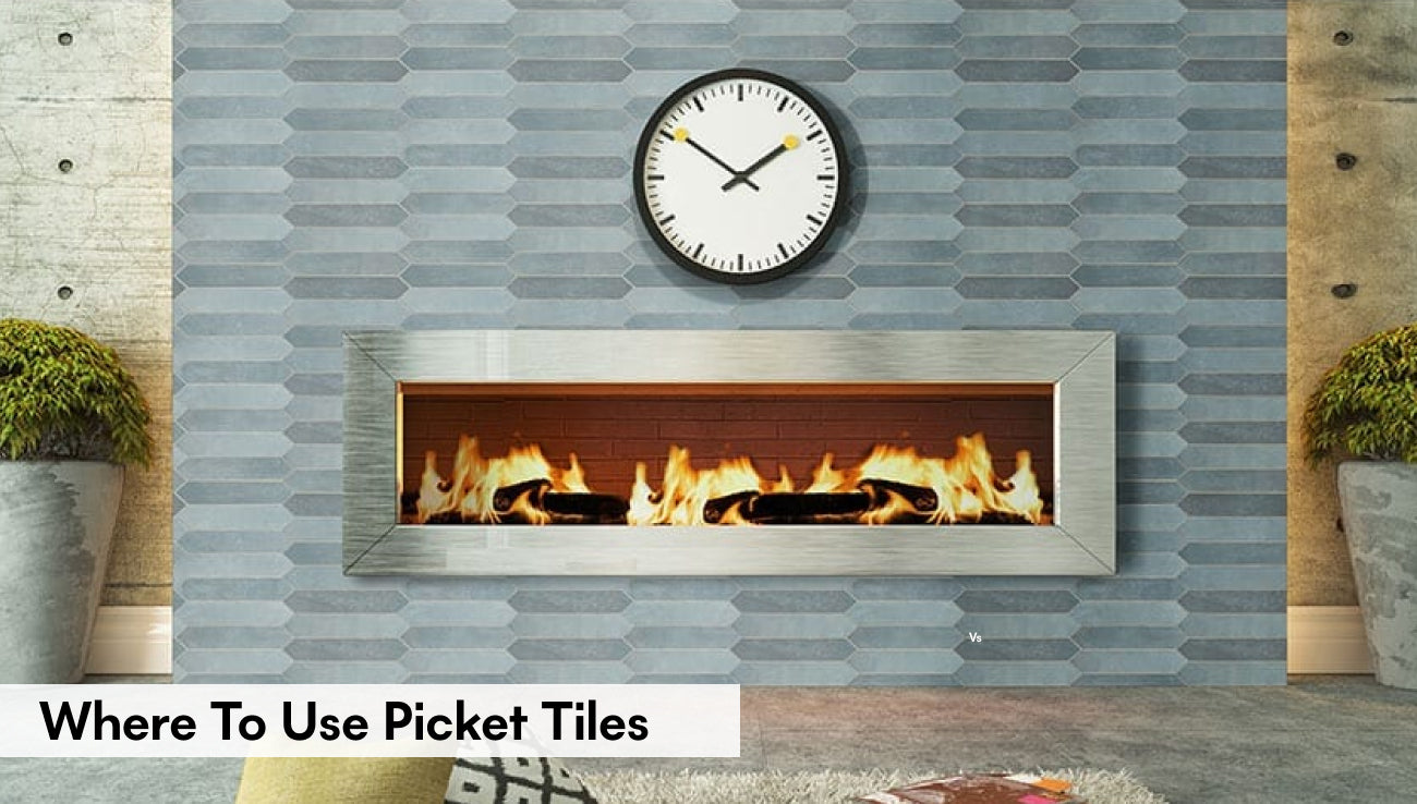 whare to use picket tiles