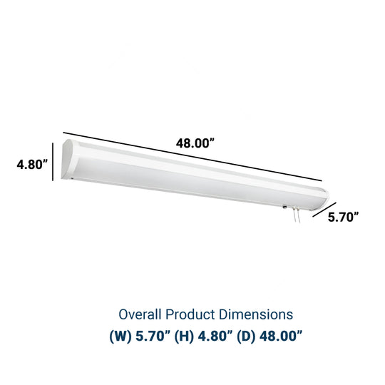 LED Linear Bed Light Wall Sconce Fixture - White Finish - Linear Shaped Sconce