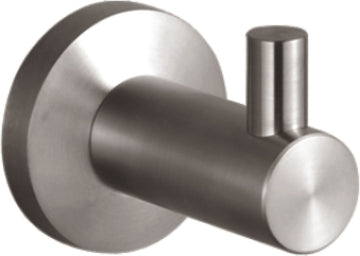 Caster 2 Series Brushed Nickel Bathroom Robe Hook