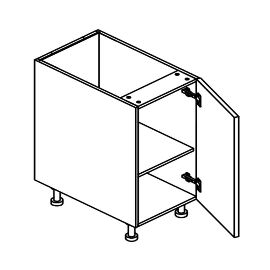 RTA - Ebony UV - Four Drawer Base Cabinets | 21"W x 30"H x 23.8"D